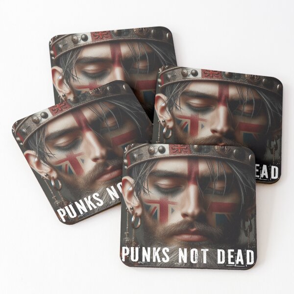 Item preview, GOD SAVE THE KING PUNKS NOT DEAD  designed and sold by AiPoliviosArt.