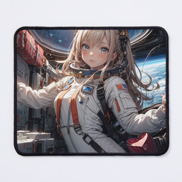 Item preview, Anime girl astronaut in spaceship by art designed and sold by TheArtistOf2022.