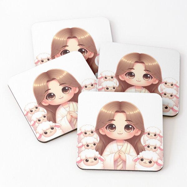 Item preview, Kawaii Jesus With Sheep  designed and sold by StylishKat.