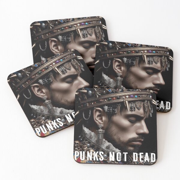 Item preview, GOD SAVE THE KING PUNKS NOT DEAD  designed and sold by AiPoliviosArt.