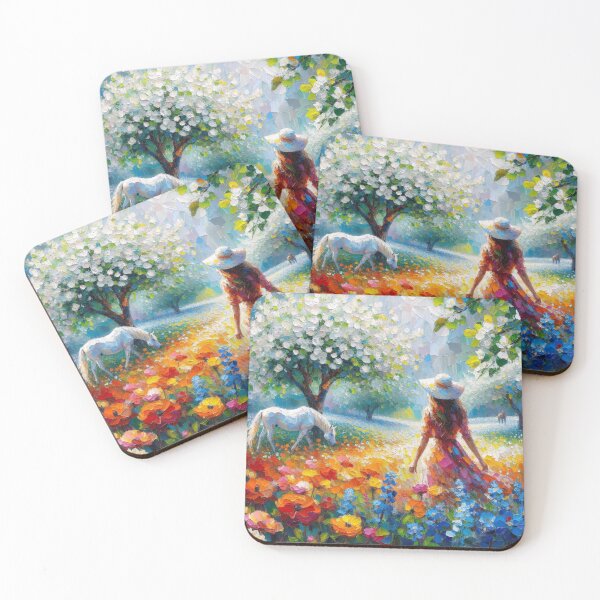 Item preview, White horse Orchard designed and sold by Vibranta Studio.