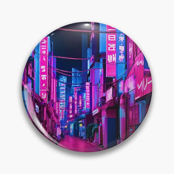 Item preview, GANGNAM VIBRANT CYBERPUNK SEOUL ALLEY STREET designed and sold by milestotreasure.
