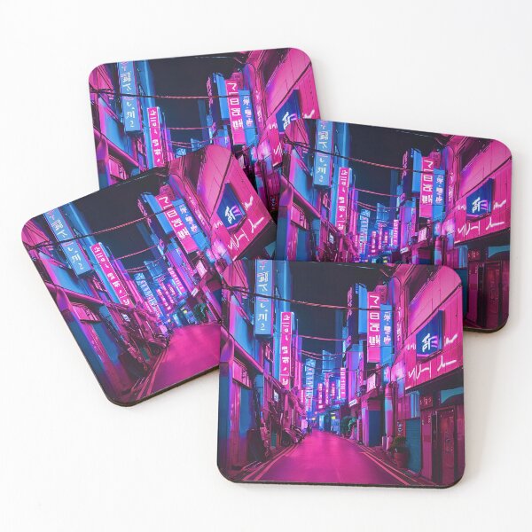 Item preview, GANGNAM VIBRANT CYBERPUNK SEOUL ALLEY STREET designed and sold by milestotreasure.