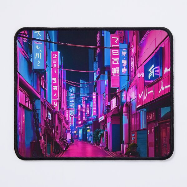 Item preview, GANGNAM VIBRANT CYBERPUNK SEOUL ALLEY STREET designed and sold by milestotreasure.