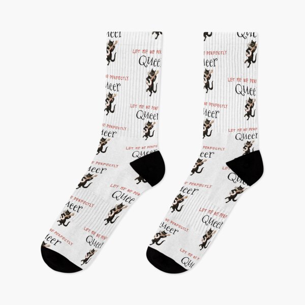 Item preview, Let me be perfectly queer cat design  designed and sold by Alicia Perrelli.
