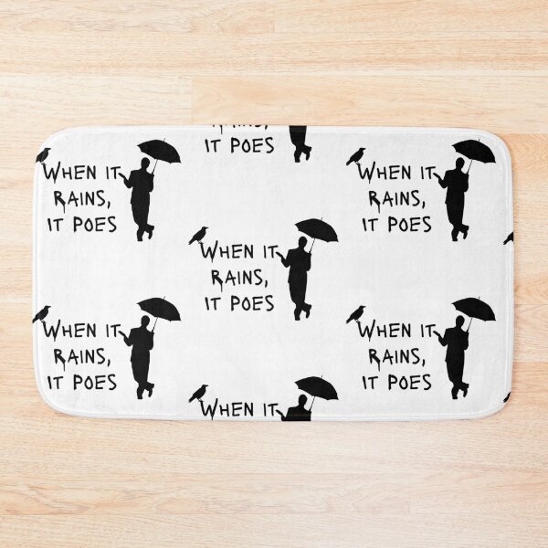 Item preview, When it rains it poes- Edgar Allen Poe design  designed and sold by Alicia Perrelli.