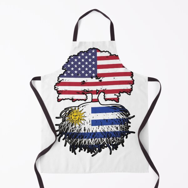 Item preview, Uruguay Uruguayan American USA Tree Roots Flag designed and sold by FlagX.