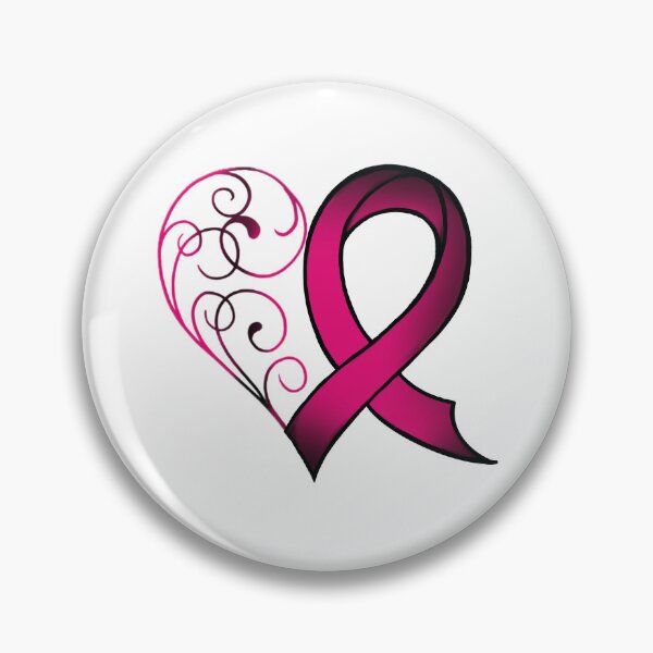 Item preview, Heart Breast Cancer Ribbon designed and sold by MatrixTattoo.
