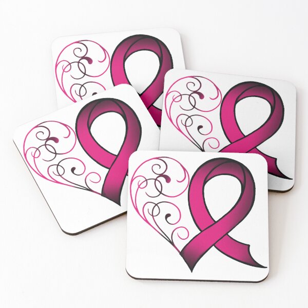 Item preview, Heart Breast Cancer Ribbon designed and sold by MatrixTattoo.