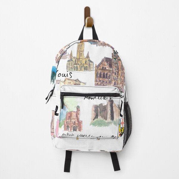 Item preview, Saarland Germany Illustrations with Travel Plans, Highlights and Memories designed and sold by artshop77.