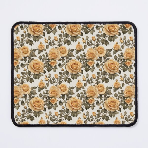 Item preview, Floral Yellow Rose Chintz Pattern designed and sold by FlowerMeFlorals.