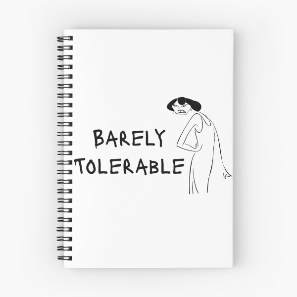 Item preview, barely tolerable funny design  designed and sold by Alicia Perrelli.