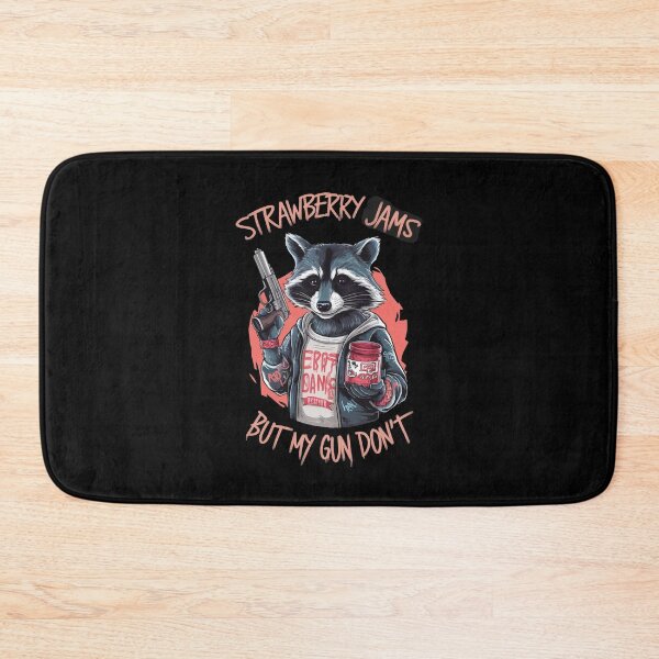 Item preview, Strawberry Jams But My Gun Don`t Raccoon designed and sold by Redgiant87x.