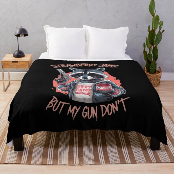 Item preview, Strawberry Jams But My Gun Don`t Raccoon designed and sold by Redgiant87x.