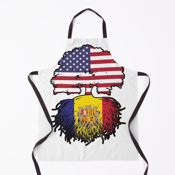 Item preview, Andorra Andorran American USA United States America Tree Roots Flag designed and sold by FlagX.