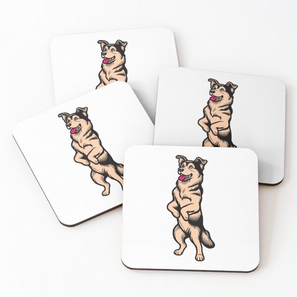 Item preview, Standing Dog Sticking Tongue Out - Fun and Playful Design designed and sold by AstronautMerch.