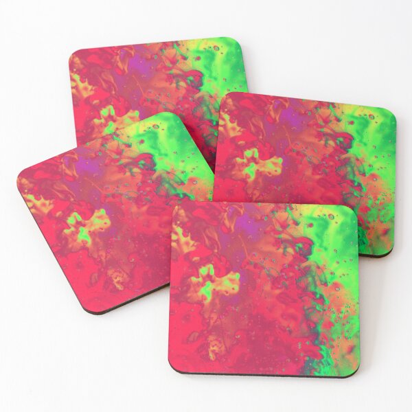 Item preview, Red and Green Abstract Print designed and sold by larissa-myrie.