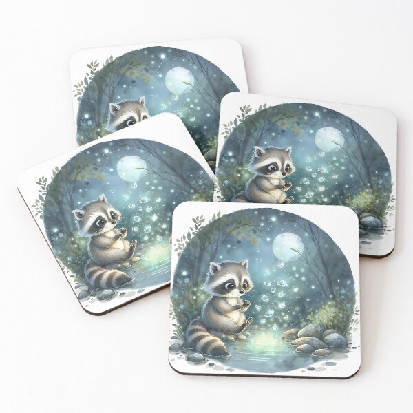 Item preview, Raccoon In Dream Land designed and sold by RubisLeaf.