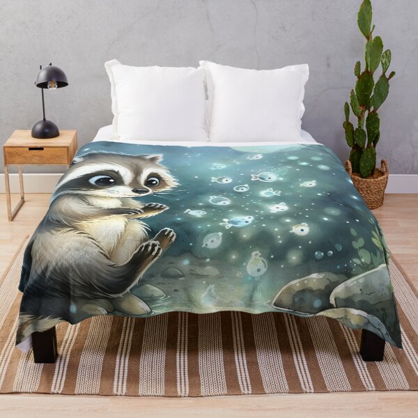 Item preview, Raccoon In Dream Land designed and sold by RubisLeaf.