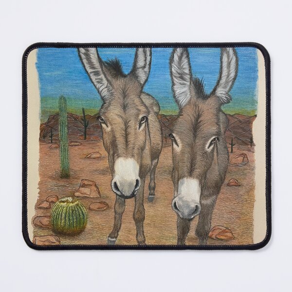 Item preview, JBA-Deuce Donkeys designed and sold by JoanBeaudryART.