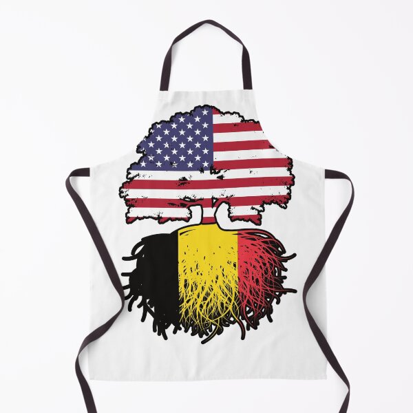Item preview, Belgium Belgian American USA United States America Tree Roots Flag designed and sold by FlagX.