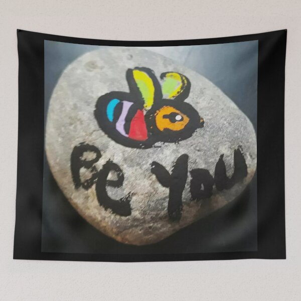 Item preview, Be You Rainbow Bee designed and sold by craftsbydaphy.
