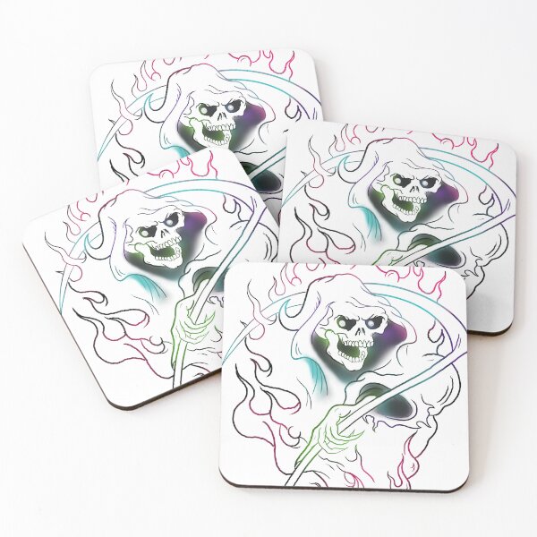 Item preview, Color Grim Reaper tattoo designed and sold by MatrixTattoo.