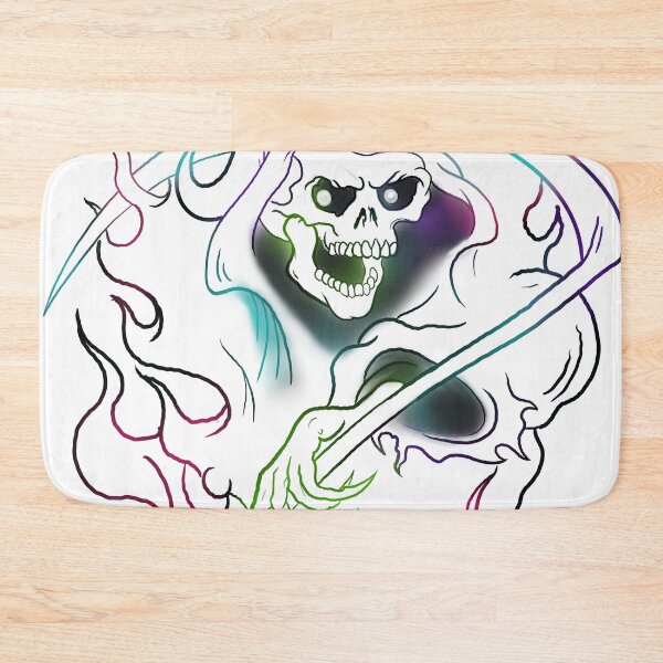 Item preview, Color Grim Reaper tattoo designed and sold by MatrixTattoo.