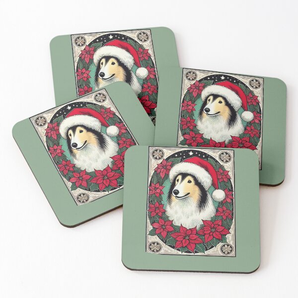 Item preview, Christmas Collie designed and sold by FrictionMaxxing.