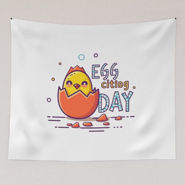 Item preview, Cute Chick Hatching | Egg-citing Day Celebration Design designed and sold by Taans-Creation.