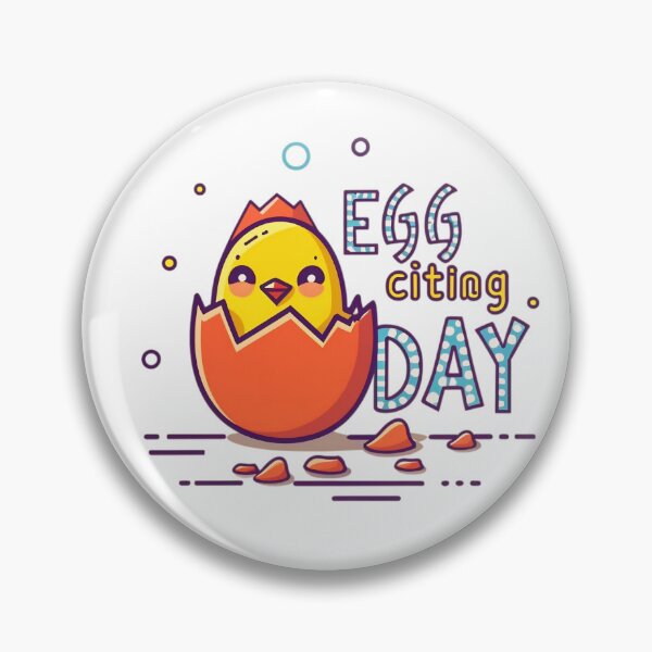 Item preview, Cute Chick Hatching | Egg-citing Day Celebration Design designed and sold by Taans-Creation.