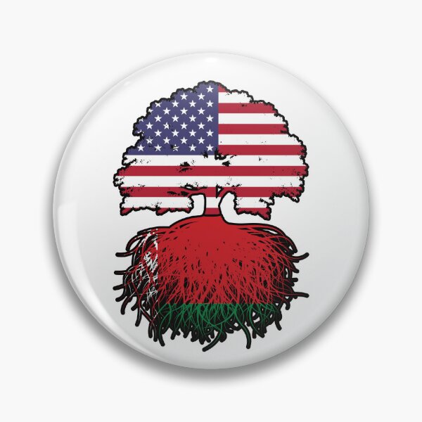 Item preview, Belarus Belarusian American USA United States America Tree Roots Flag designed and sold by FlagX.