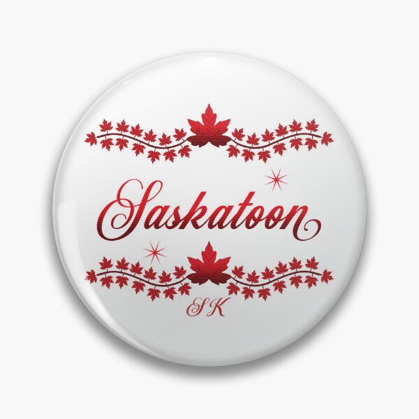 Item preview, Saskatoon in a Big Bold and Red Design from Tjays on a Cool designed and sold by TJays.
