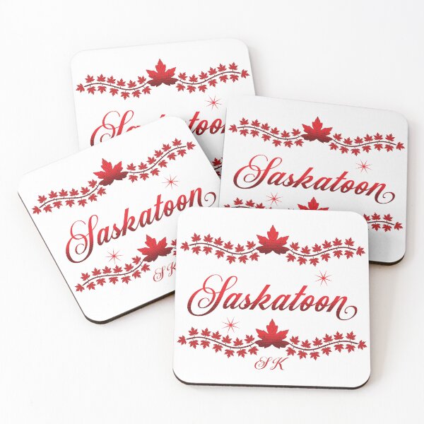 Item preview, Saskatoon in a Big Bold and Red Design from Tjays on a Cool designed and sold by TJays.