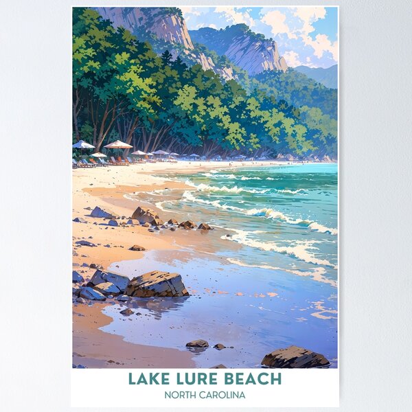 Item preview, Lake Lure Beach, North Carolina designed and sold by Worldscape Wonders.