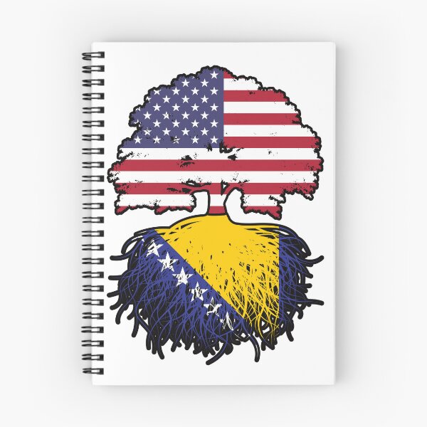 Item preview, Bosnia Bosnian American USA United States America Tree Roots Flag designed and sold by FlagX.