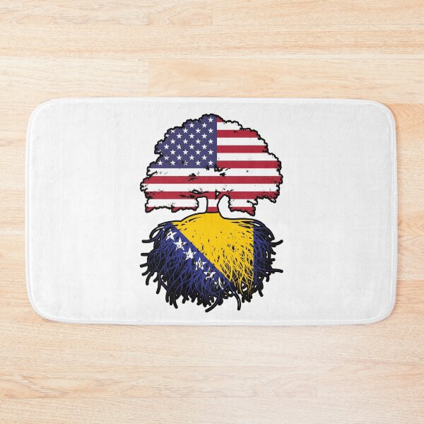 Item preview, Bosnia Bosnian American USA United States America Tree Roots Flag designed and sold by FlagX.