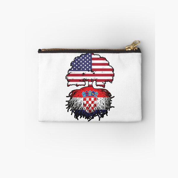 Item preview, Croatia Croatian American USA United States America Tree Roots Flag designed and sold by FlagX.