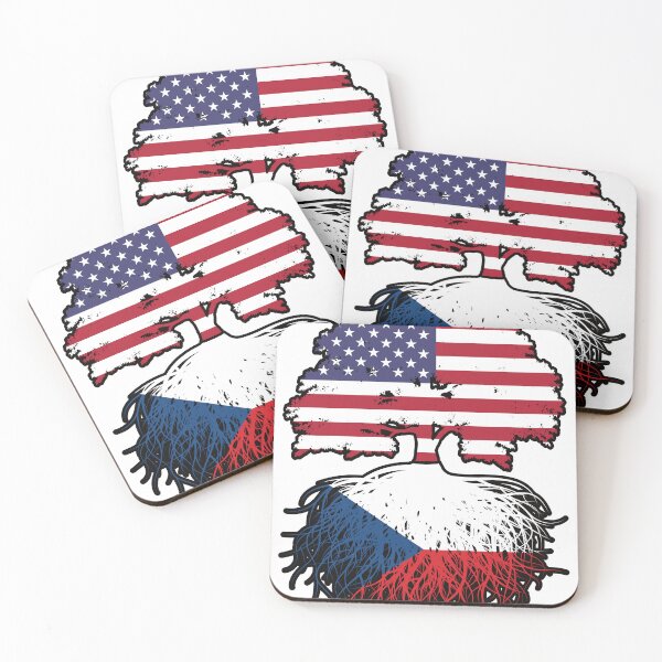 Item preview, Czech American USA United States America Tree Roots Flag designed and sold by FlagX.