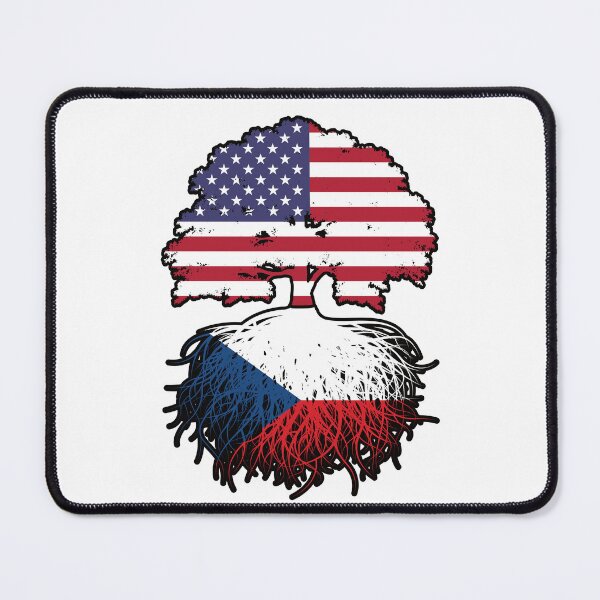 Item preview, Czech American USA United States America Tree Roots Flag designed and sold by FlagX.
