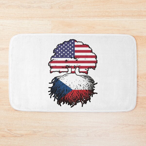 Item preview, Czech American USA United States America Tree Roots Flag designed and sold by FlagX.
