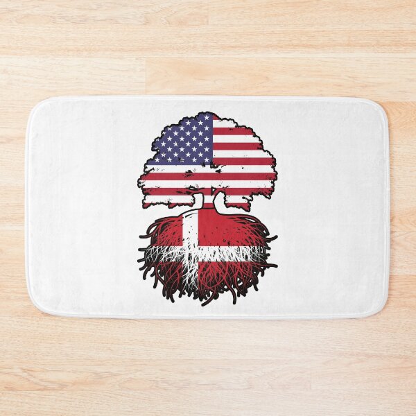 Item preview, Denmark Danish American USA United States America Tree Roots Flag designed and sold by FlagX.
