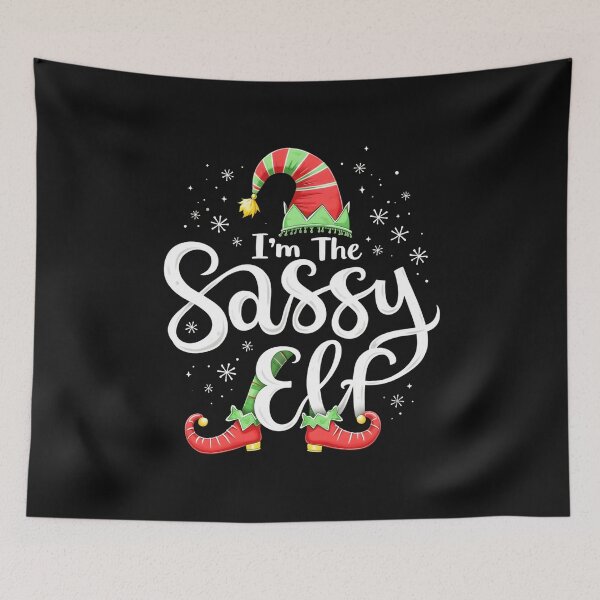 Item preview, I'm the Sassy Elf Christmas Matching Family Group Women Girls designed and sold by clothesy7.