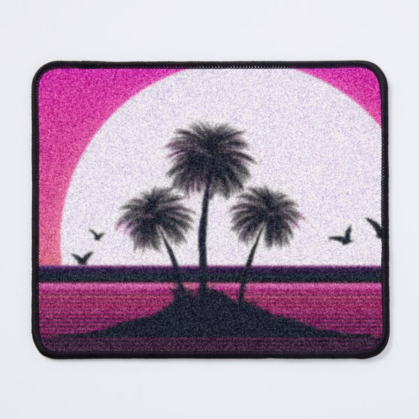 Item preview, Palm island sunset retro grainy photo effect designed and sold by analogsandpixel.