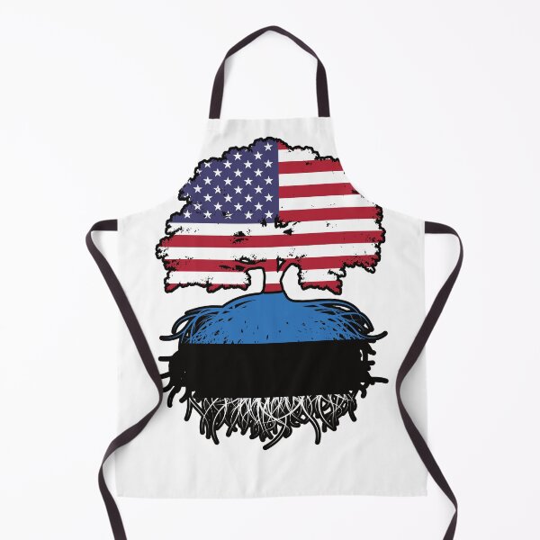 Item preview, Estonia Estonian American USA United States America Tree Roots Flag designed and sold by FlagX.