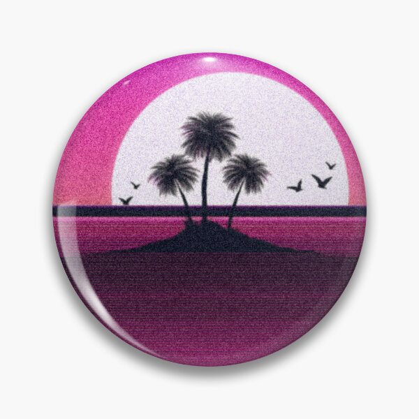 Item preview, Palm island sunset retro grainy photo effect designed and sold by analogsandpixel.