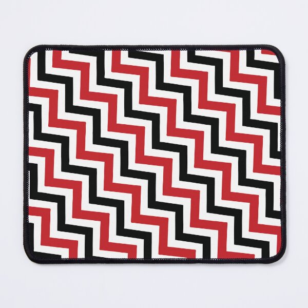 Item preview, a classic zigzag pattern Design in a bold combination of three colors: Black ,white, red, designed and sold by HEMRO.
