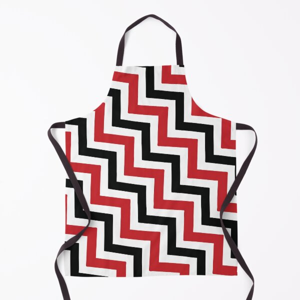 Item preview, a classic zigzag pattern Design in a bold combination of three colors: Black ,white, red, designed and sold by HEMRO.