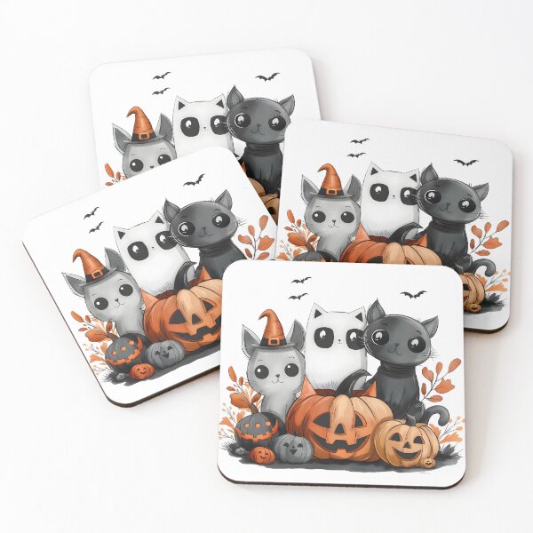 Item preview, Cute Cat Kawaii Halloween  designed and sold by No11DigitalArt.
