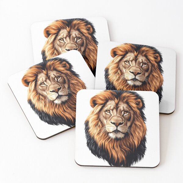 Item preview, Wild nature soul realistic lion sticker style designed and sold by SmileshareShop.